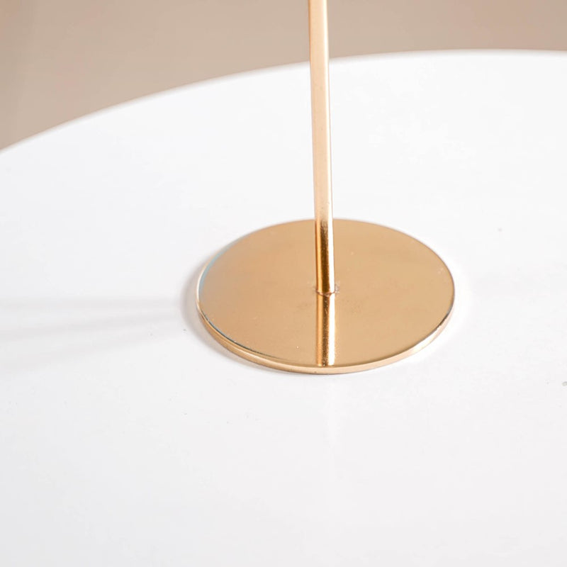 Gold Taper Candle Holder Set Of 3 - Nordic candle holder set, gold metal decor, modern candle holders, stylish home accessories