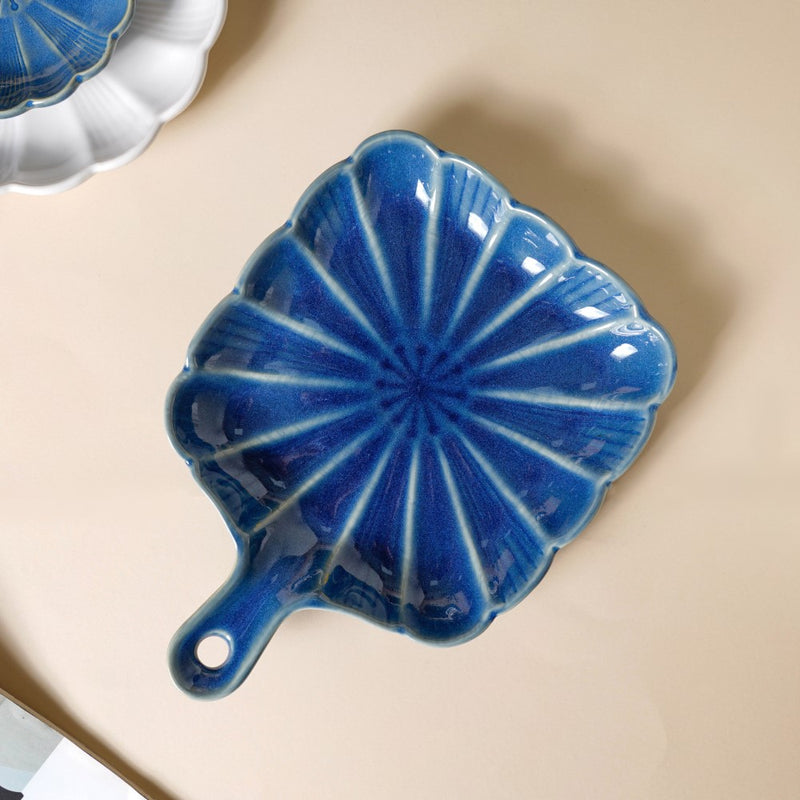 Ocean Blue and White 28 Piece Dinner Set For 6