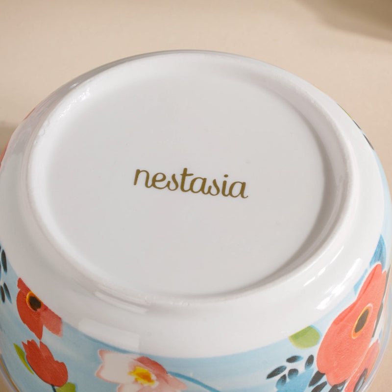 Yuri Ceramic Lunch Box Blue 550 ml Set Of 2