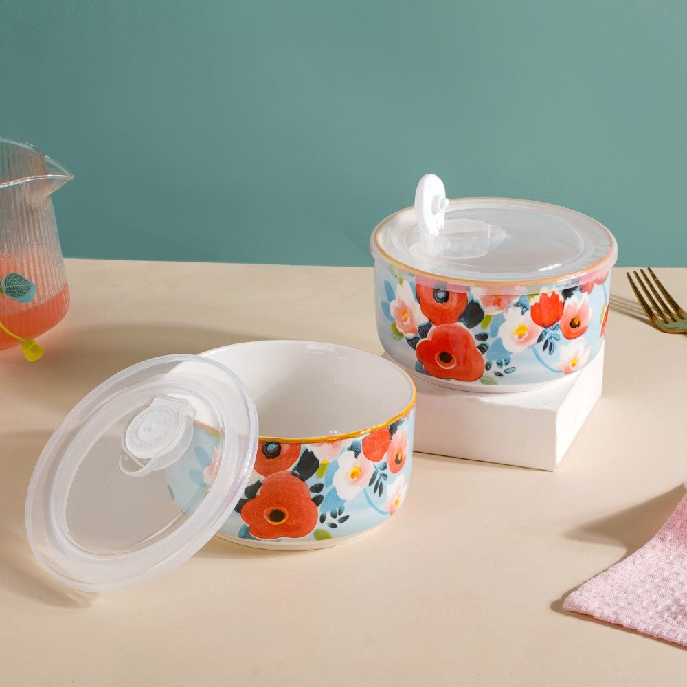 The Pioneer Woman Round Food Storage with Vent Container Set, Set