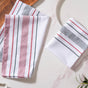 Red And Green Patterned Cleaning Towel Set Of 2