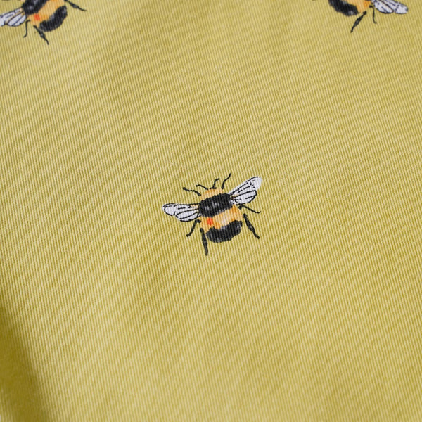 Dots and Bees Printed Cotton Tea Towel Of 2