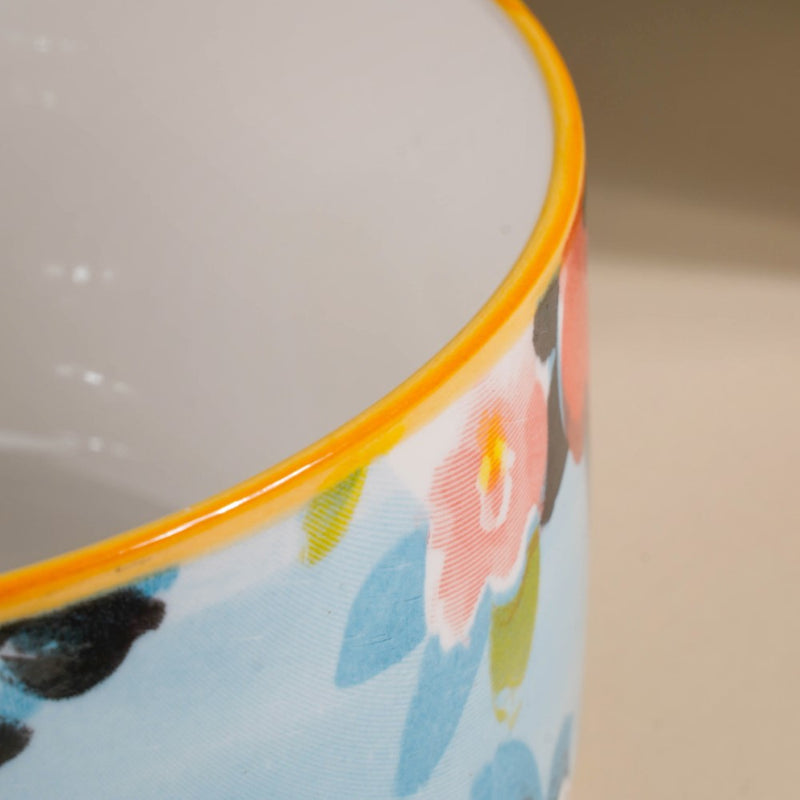 Yuri Ceramic Lunch Box Blue 550 ml Set Of 2