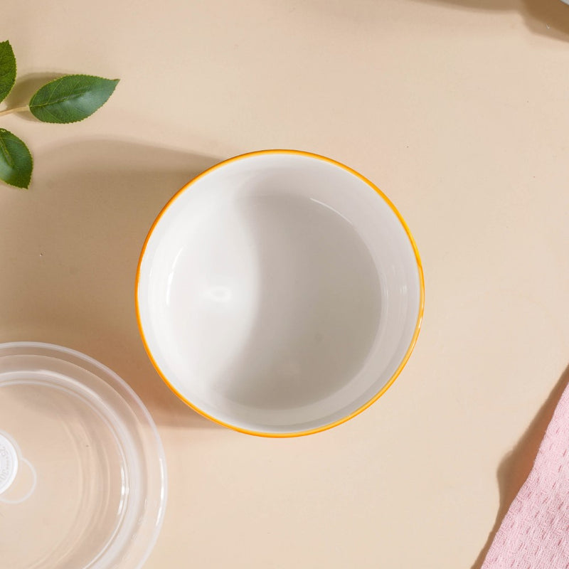 Yuri Ceramic Lunch Box Blue 550 ml Set Of 2