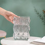 Cut Glass Crystal Decorative Vase- Crystal Glass Vase, Decorative Glass Vase, Elegant Crystal Vase, Glass Decorative Vase