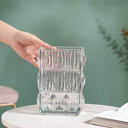 Crystal Glass Decorative Vase