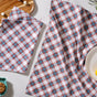 Chequered Soft Tea Towel Set Of 2