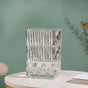 Cut Glass Crystal Decorative Vase- Crystal Glass Vase, Decorative Glass Vase, Elegant Crystal Vase, Glass Decorative Vase