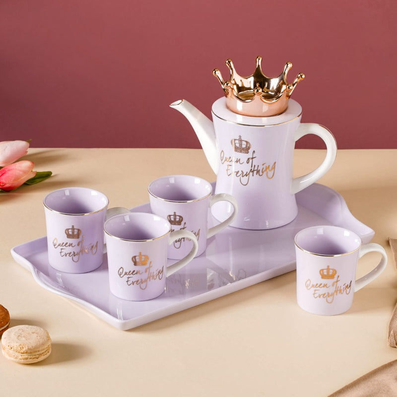 Royal Tea Set - Tea cup set, tea set, teapot set | Tea set for Dining Table & Home Decor
