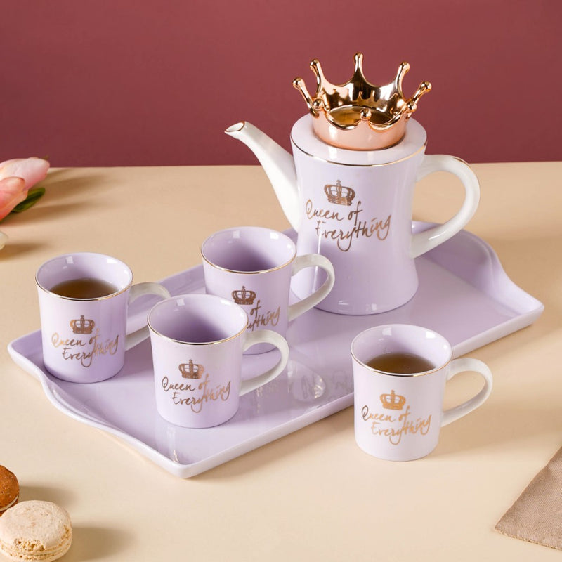 Royal Tea Set - Tea cup set, tea set, teapot set | Tea set for Dining Table & Home Decor