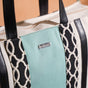 Eco-friendly Carryall Tote Mint Large 13 X 12 Inch