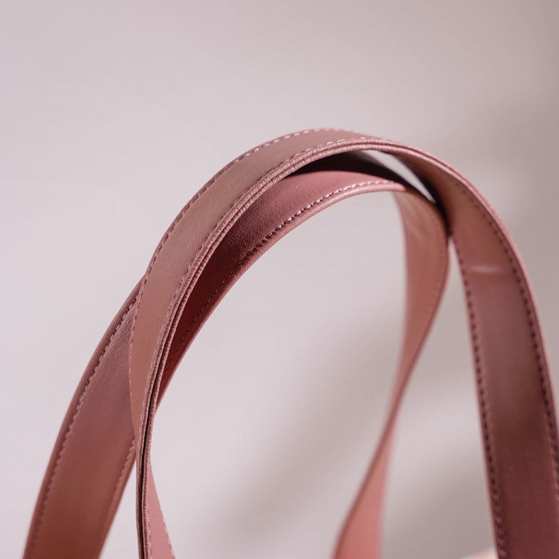 Sustainable Carryall Handbag Pink Large 13 X 12 Inch