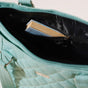 Canvas Quilted Handbag Mint