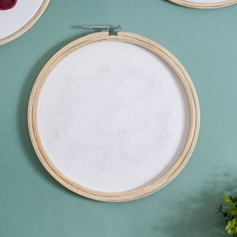 Red Mushrooms Hand Embroidered Hoop Wall Decor 10 Inch - Embroidered hoop wall hanging for wall decoration, wall design | Home decoration items and ideas