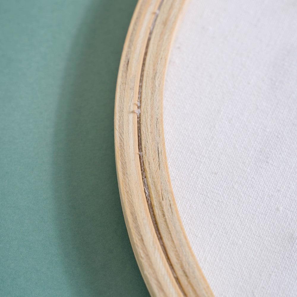 Hand Embroidered Decorative Frame - Embroidery Hoop Wood