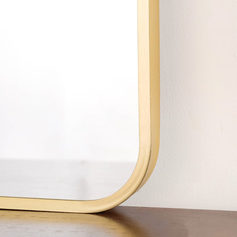 Bedroom Wall Mirror Gold 27 x 20 Inches - Wall mirror for home decor | Living room, bathroom & bedroom decoration ideas