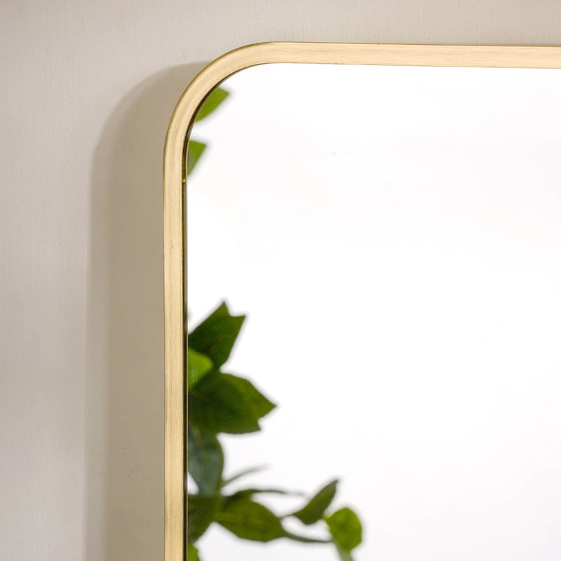 Wall Decor Mirror Gold 20 x 16 Inches - Wall mirror for home decor | Living room, bathroom & bedroom decoration ideas