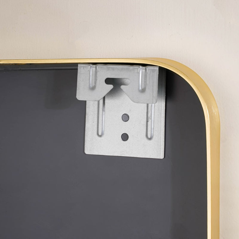 Bedroom Wall Mirror Gold 27 x 20 Inches - Wall mirror for home decor | Living room, bathroom & bedroom decoration ideas