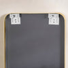 Rectangle Vanity Mirror Gold 23 x 16 Inches - Wall mirror for home decor | Living room, bathroom & bedroom decoration ideas