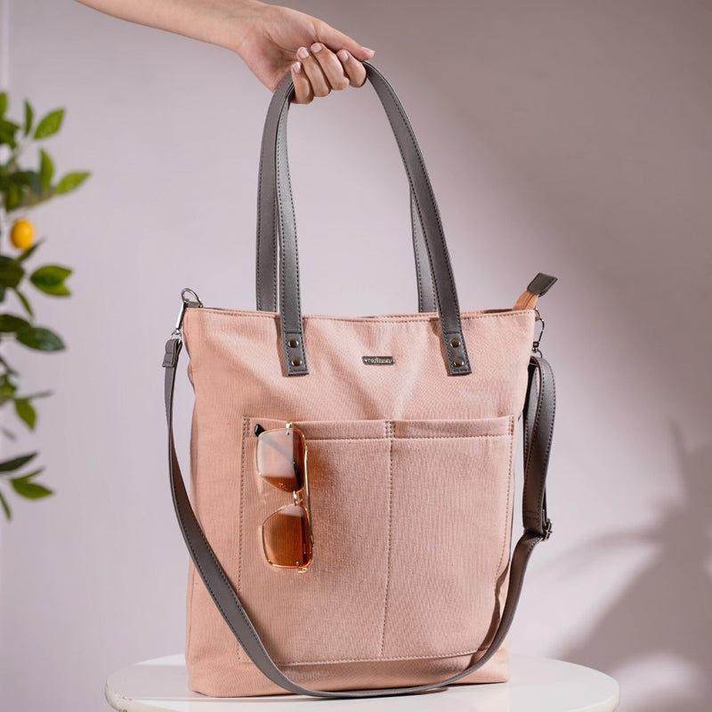 Canvas Tote Bag Pink