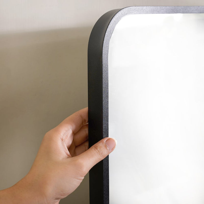 Bathroom Mirror Black 27 x 20 Inches - Wall mirror for home decor | Living room, bathroom & bedroom decoration ideas