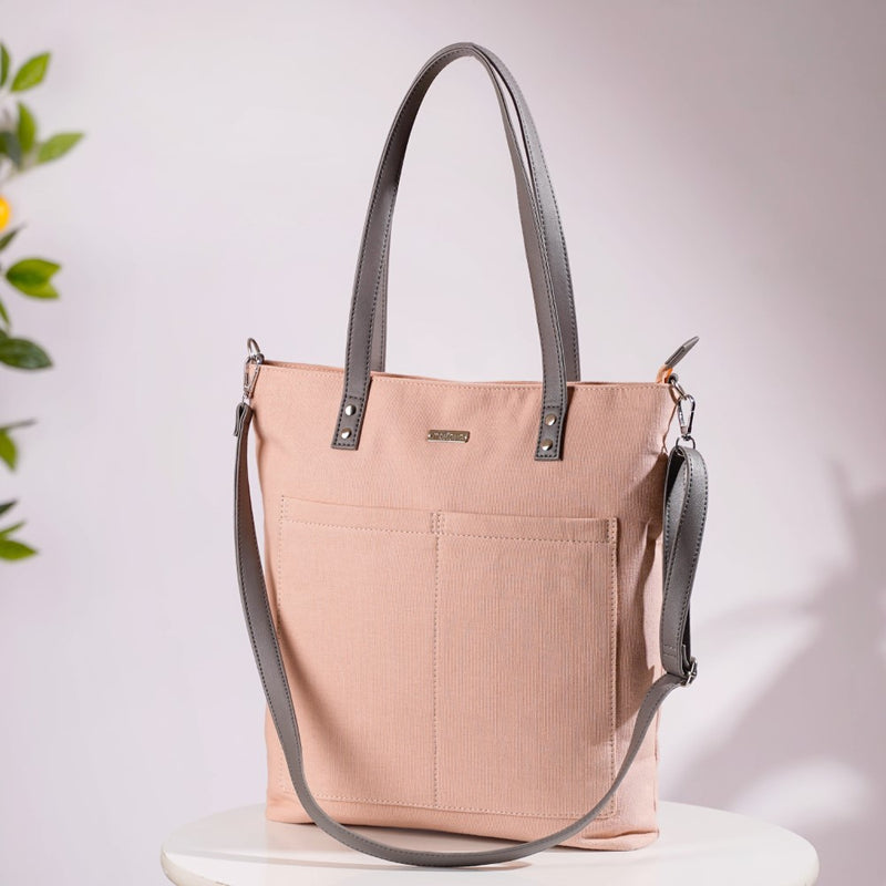 Canvas Tote Bag Pink