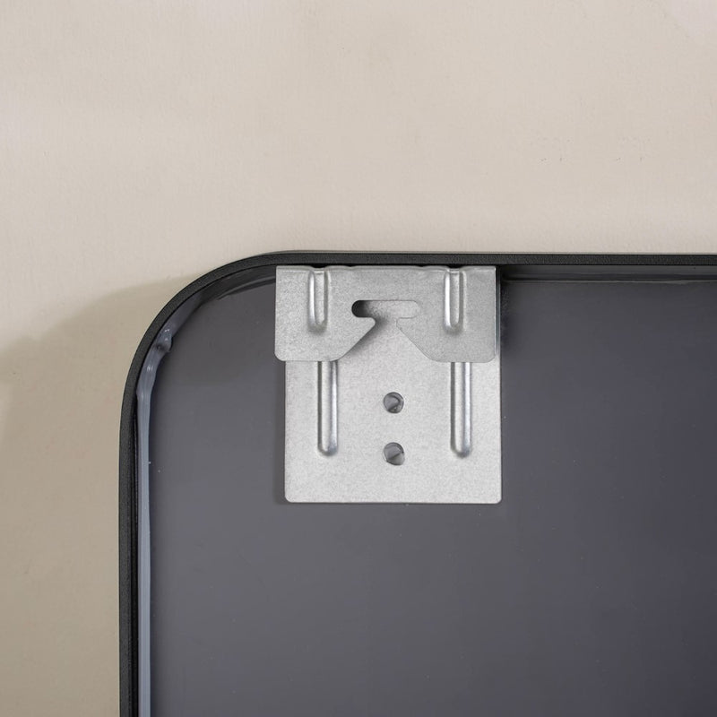 Bathroom Mirror Black 27 x 20 Inches - Wall mirror for home decor | Living room, bathroom & bedroom decoration ideas