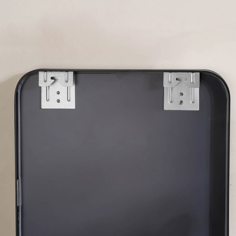 Bathroom Mirror Black 27 x 20 Inches - Wall mirror for home decor | Living room, bathroom & bedroom decoration ideas