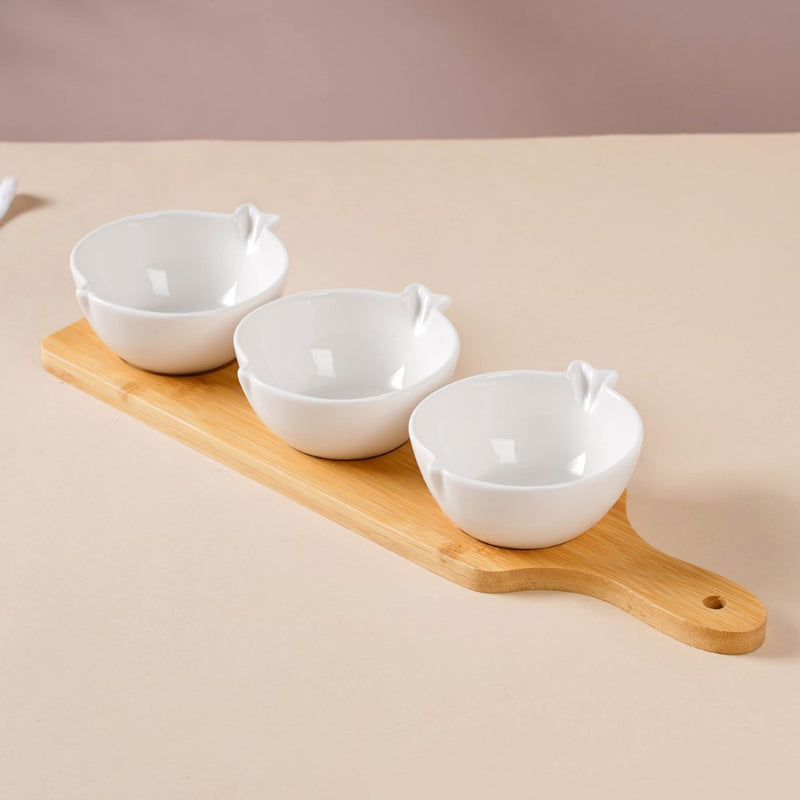 Snack-a-bite Bowls With Tray Gift Hamper Set Of 8
