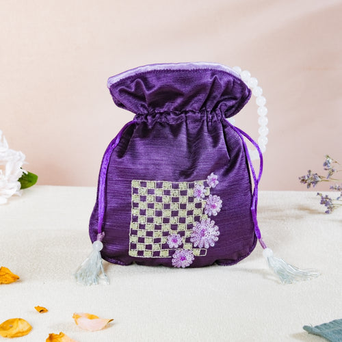 Kiara Potli Bag Purple