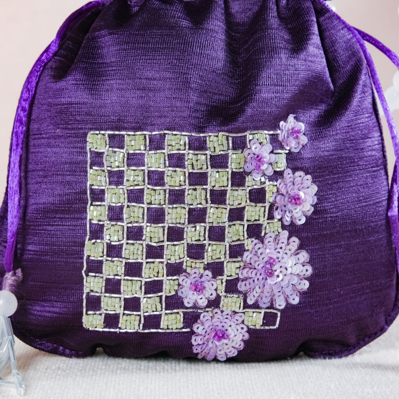 Kiara Potli Bag Purple