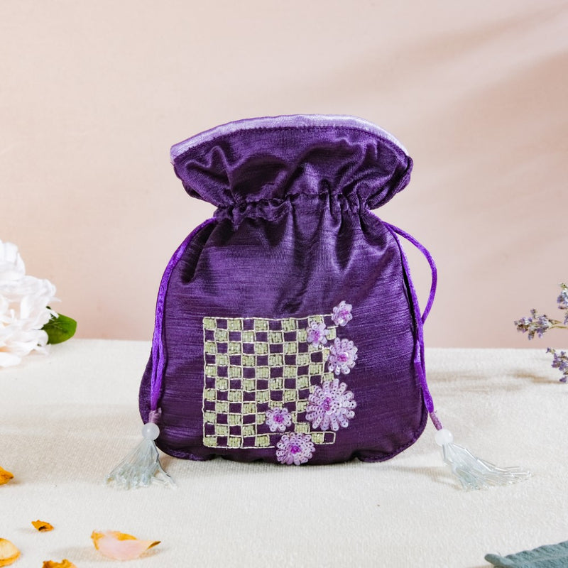 Kiara Potli Bag Purple