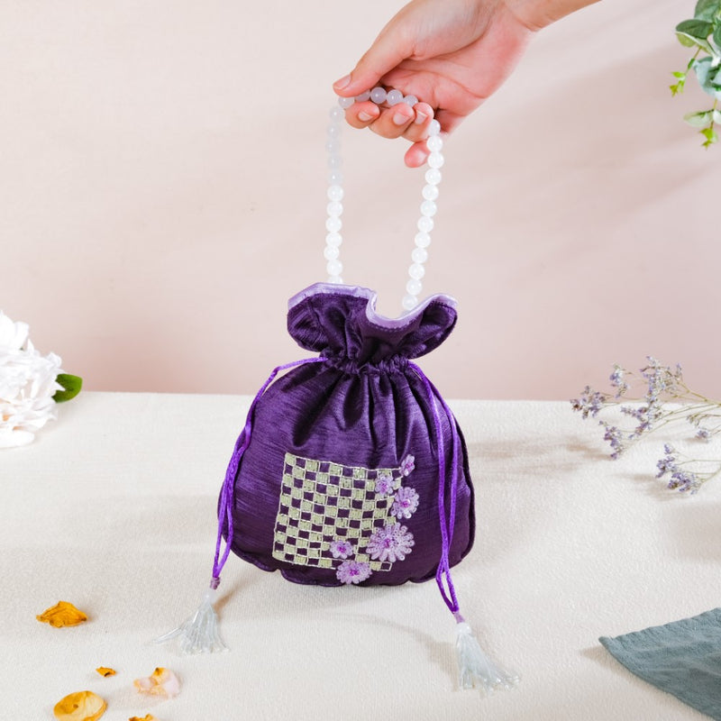 Kiara Potli Bag Purple