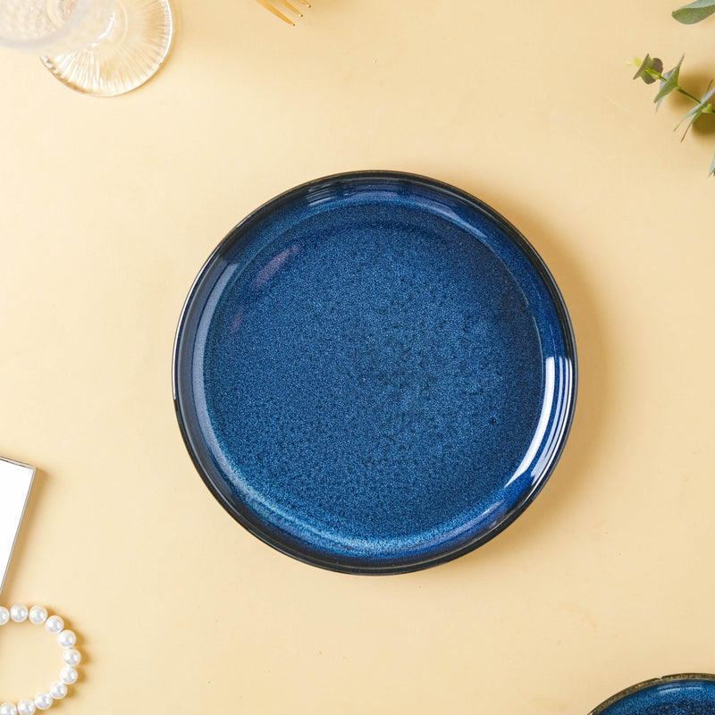 Dark Blue Snack Plate Small - Serving plate, small plate, snacks plates | Plates for dining table & home decor