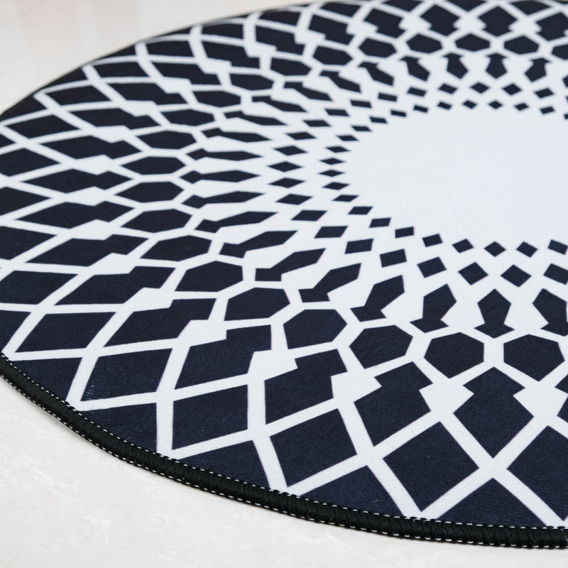 Round Carpet Black