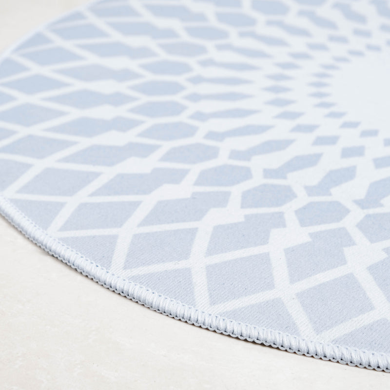 Yellow Semicircle Large Rug