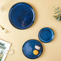 Dark Blue Snack Plate Small - Serving plate, small plate, snacks plates | Plates for dining table & home decor