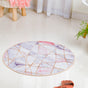 Nordic Round Carpet Pink