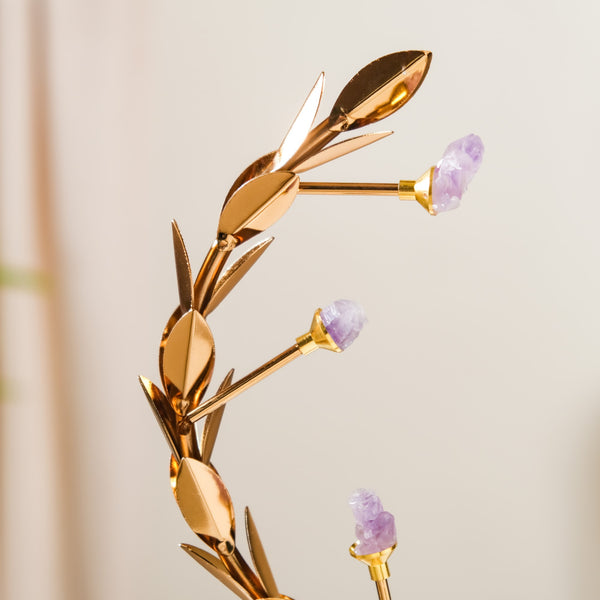 Laurel Wreath Sculpture Showpiece Gold