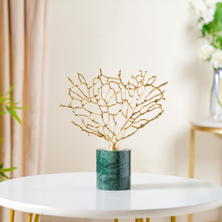 Gold & Marble Tree Decor Showpiece Small