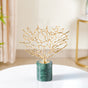 Gold & Marble Tree Decor Showpiece Small - Gold & Marble Showpiece, Small Gold Tree Decor, Marble and Gold Tree Ornament, Decorative Tree Sculpture