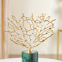 Gold & Marble Tree Decor Showpiece Small - Gold & Marble Showpiece, Small Gold Tree Decor, Marble and Gold Tree Ornament, Decorative Tree Sculpture