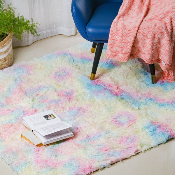 Tie Dye Rainbow Carpet