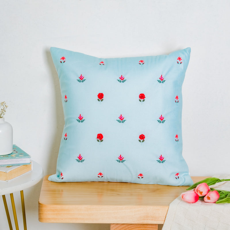 Red Orchids Cushion Cover 16 inch
