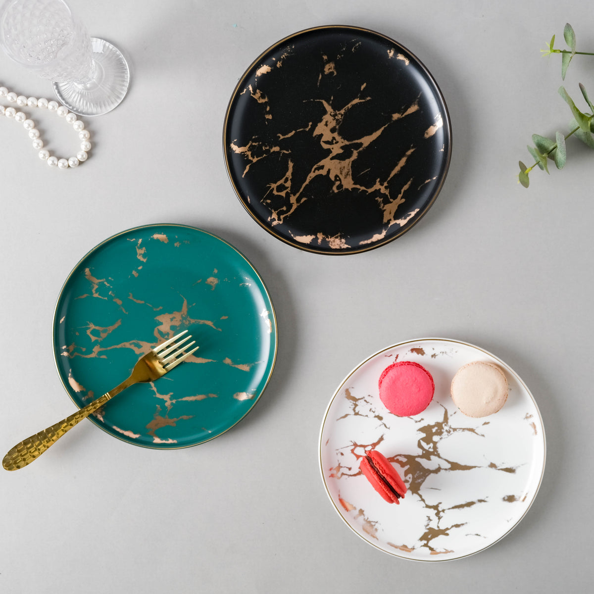 Elegant Snack Serving Plate