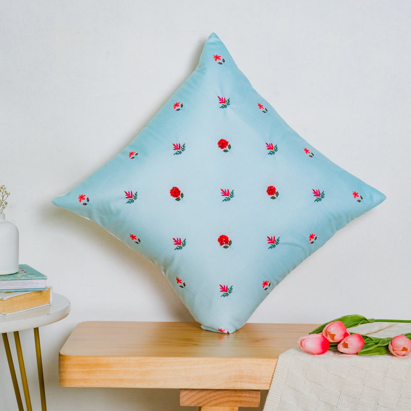 Red Orchids Cushion Cover 16 inch