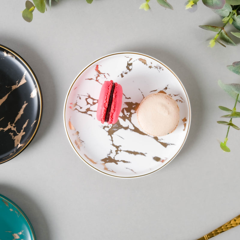Marble Dessert Plate - Serving plate, small plate, snacks plates | Plates for dining table & home decor