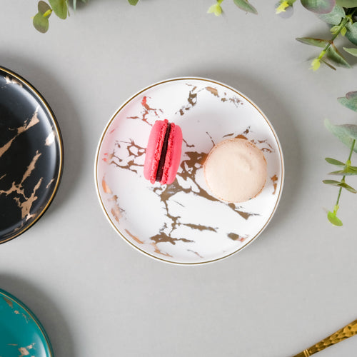 Marble Dessert Plate - Serving plate, small plate, snacks plates | Plates for dining table & home decor
