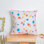 Multicoloured Blooms Cushion Cover 16 inch