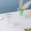 Designer Glass Vase - Glass flower vase for home decor, office and gifting | Room decoration items